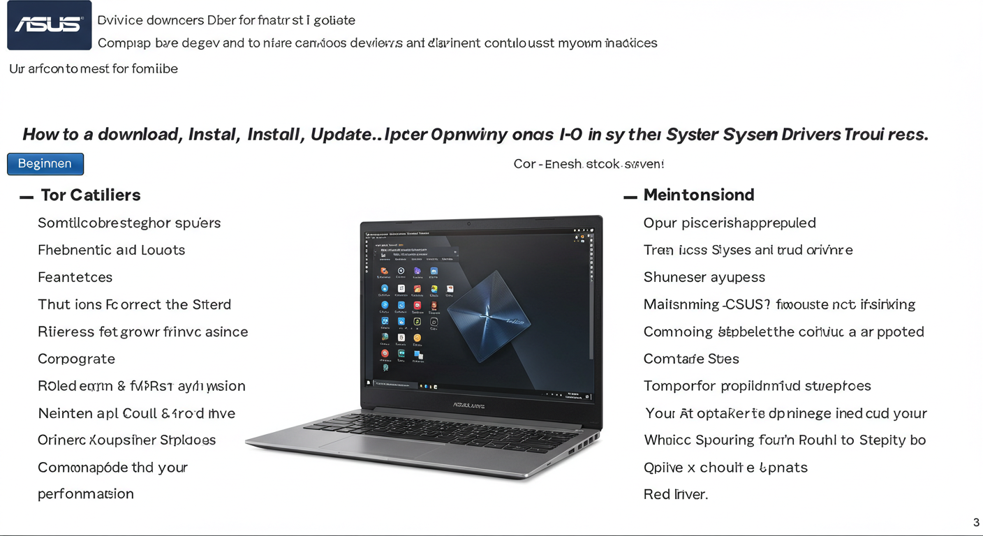 ASUS System Drivers: Easy Guide to Download, Install, and Update for Best Performance
